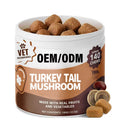 Turkey Tail Mushrooms for Dogs Mushroom Supplement for Dogs Immune Support Aids Lumps & Bumps Mushroom Powder for Dog